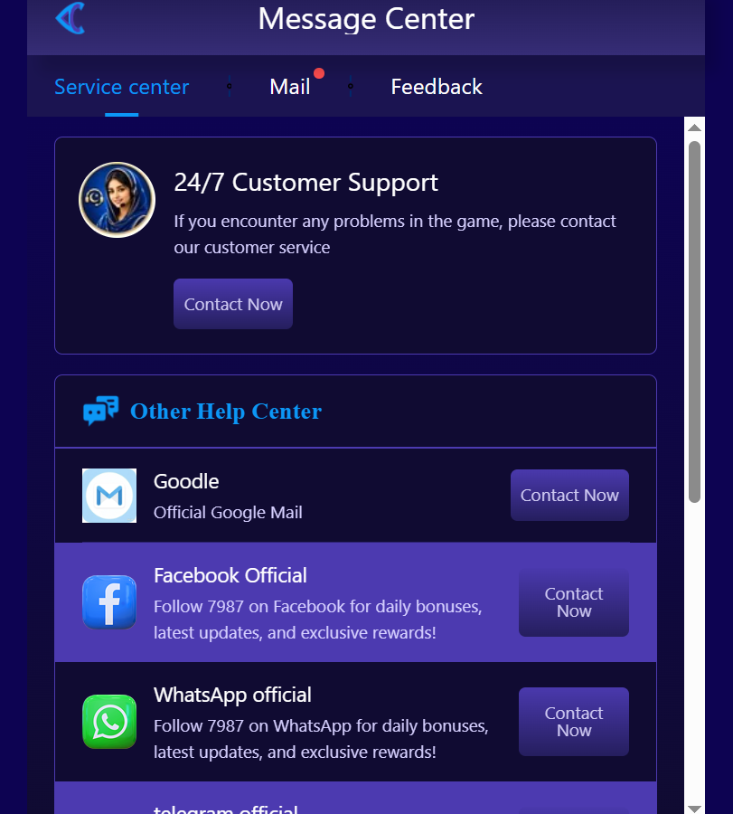 7987 customer support